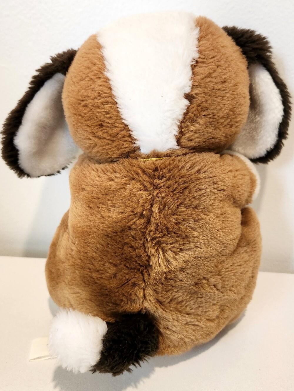 1981 Daekor Pot Belly w Care Booklet 9in St. Bernard Puppy Dog Plush - Picture 9 of 13